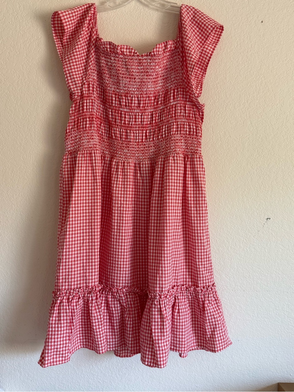 Gingham Smocked Dress Woman’s 1X - Picture 2 of 5